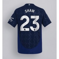 Stroje piłkarskie Manchester United Luke Shaw #23 Koszulka Wyjazdowej 2024-25 Krótki Rękaw